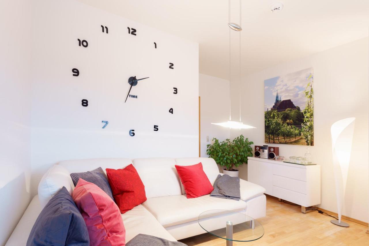 Wohnung Mit Blick Auf Die Zitadelle Petersberg - 3 Zimmer 埃尔福特 外观 照片