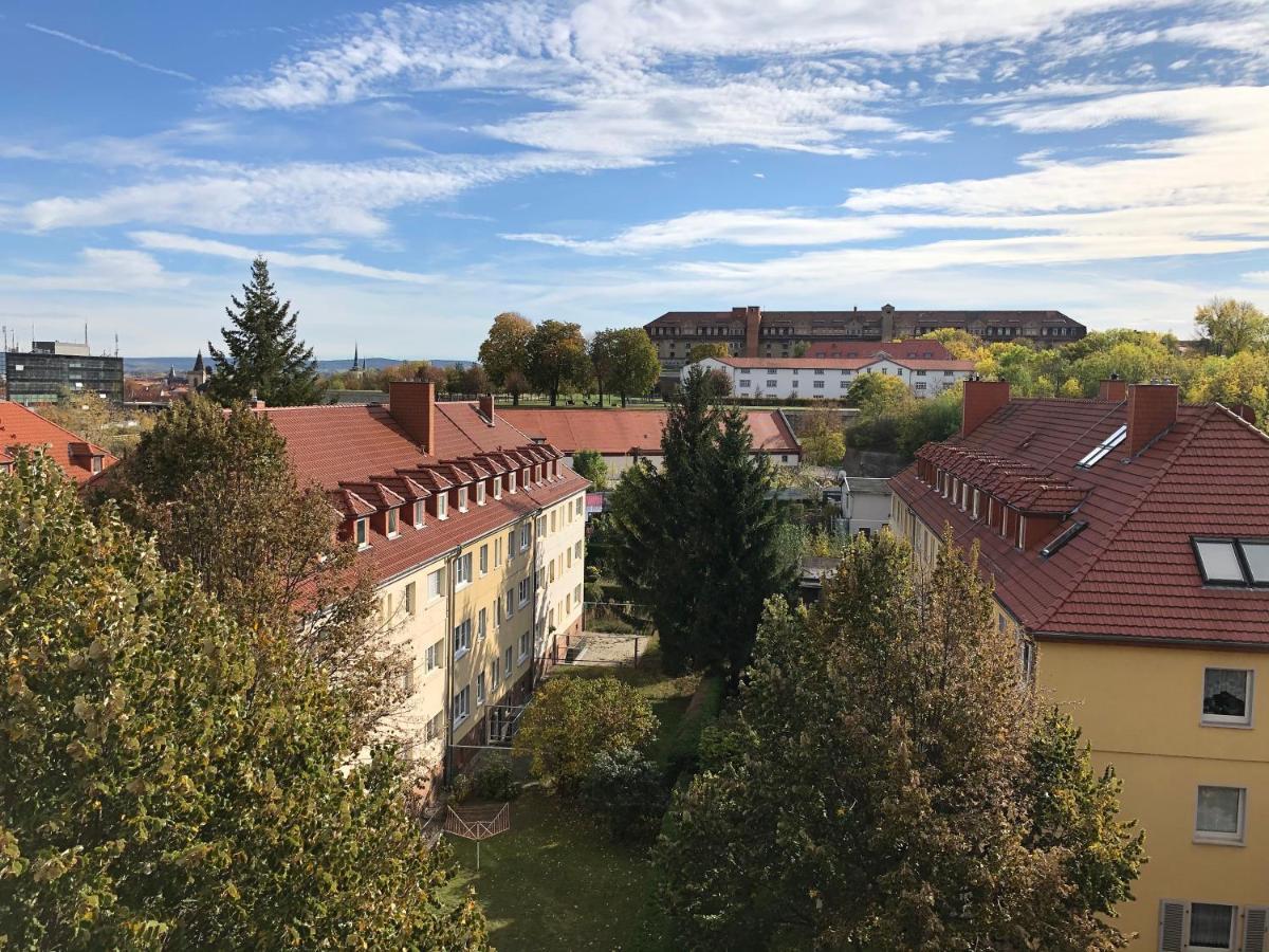 Wohnung Mit Blick Auf Die Zitadelle Petersberg - 3 Zimmer 埃尔福特 外观 照片