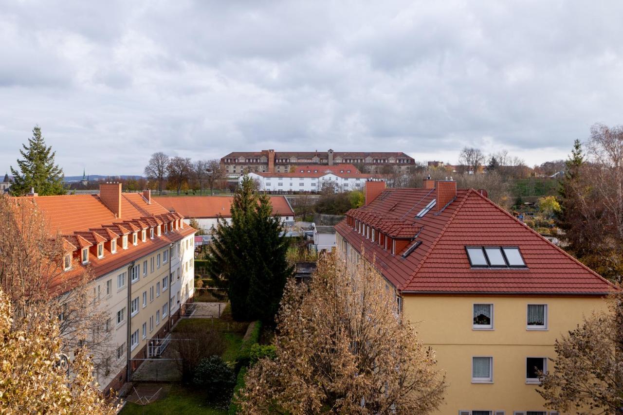 Wohnung Mit Blick Auf Die Zitadelle Petersberg - 3 Zimmer 埃尔福特 外观 照片